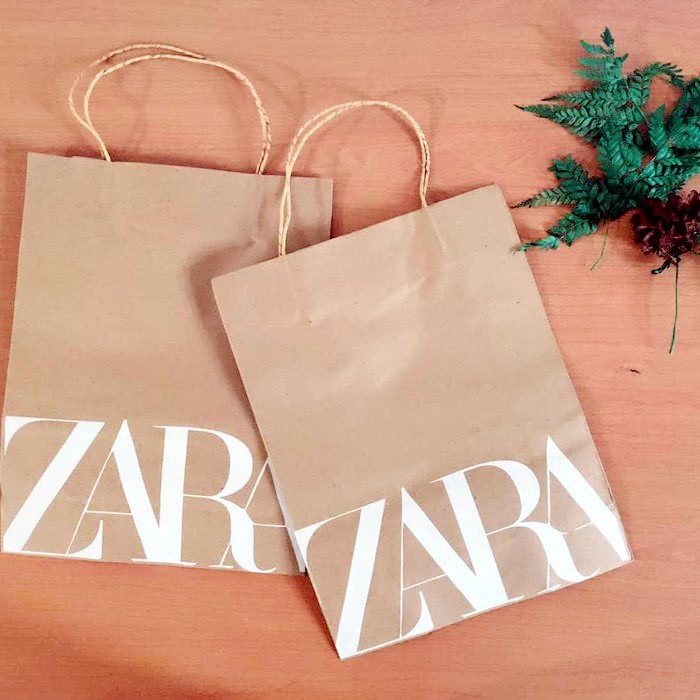 

Paper Bag Sepatu Zara - Brown