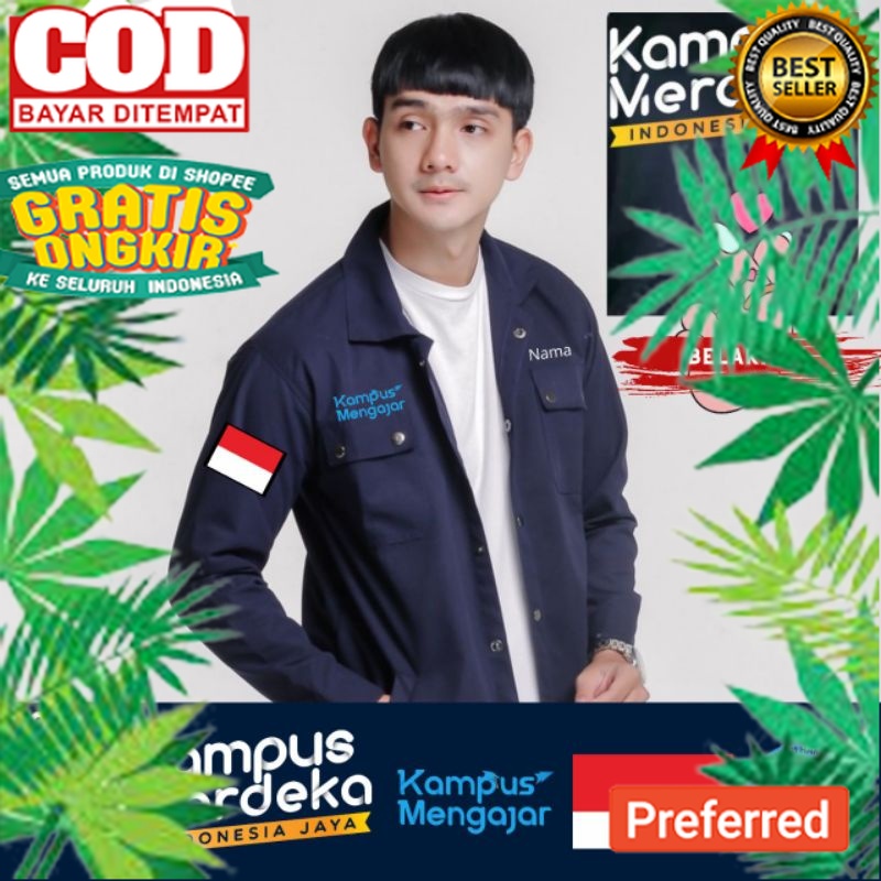 jaket Kampus Mengajar Semi Parka// ANAK DEWASA REMAJA JAKET EKREN JAKET MURAH JAKET PARKA JAKET PARA