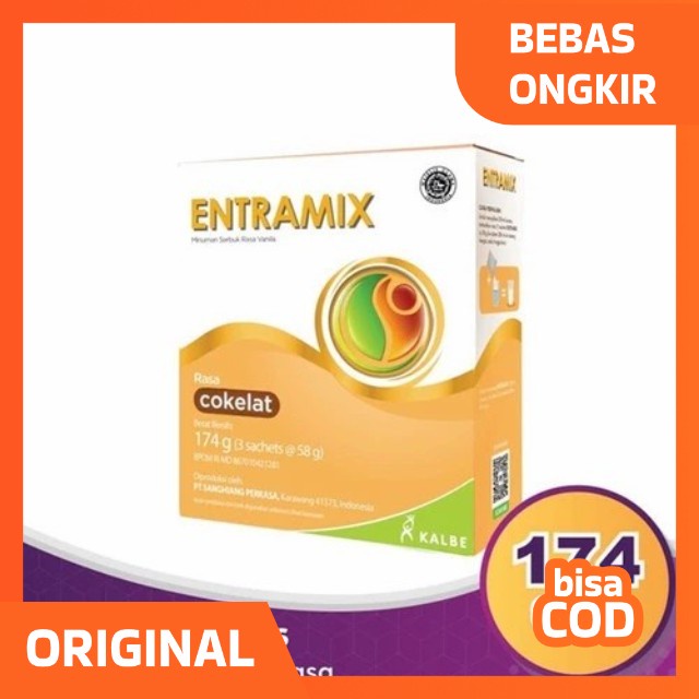 

Banda aceh Entramix Vanila/Coklat 174 gram - Nutrisi Lengkap Dewasa