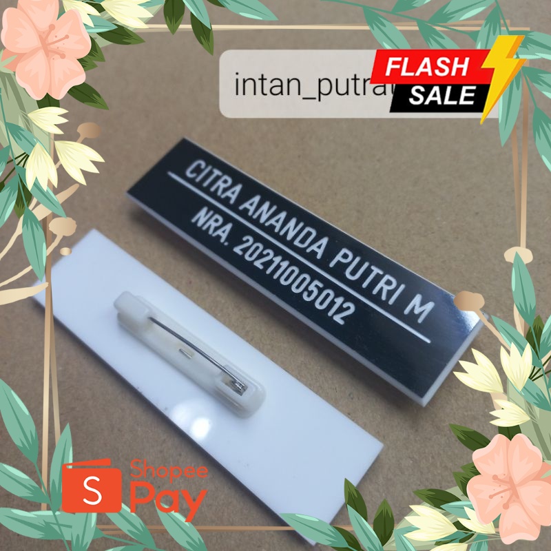 

SRAGAM HARI PAHLAWAN //Pin korpri + PAPAN NAMA PDH ( HITAM GLOSSY )
