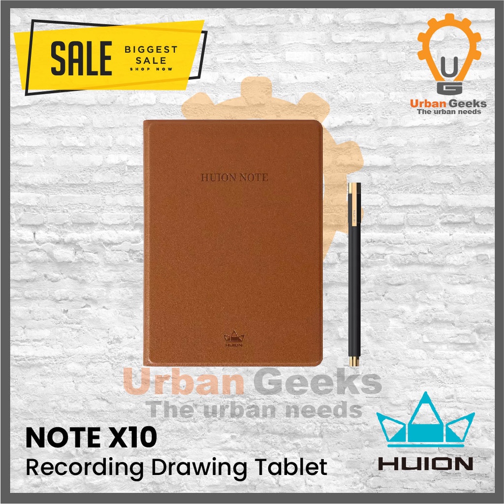 HUION Note X10 Drawing Tablet Recording Multifungsi Digital Smart