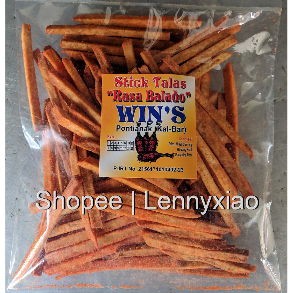 

BARU - Snack Talas Win Stick Besar Khas Pontianak (Tersedia 2 Varian)