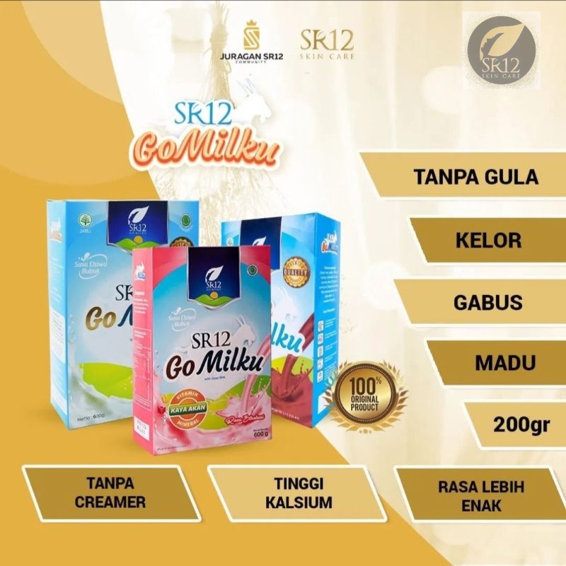 

GOMILKU SR12 RASA COKELAT / SUSU KAMBING SR12 / SUSU ETAWA PREMIUM