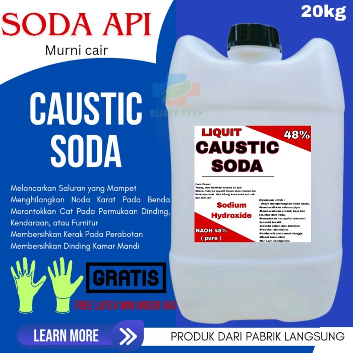 CAUSTIC SODA 20KG / SODA API CAIR 48%