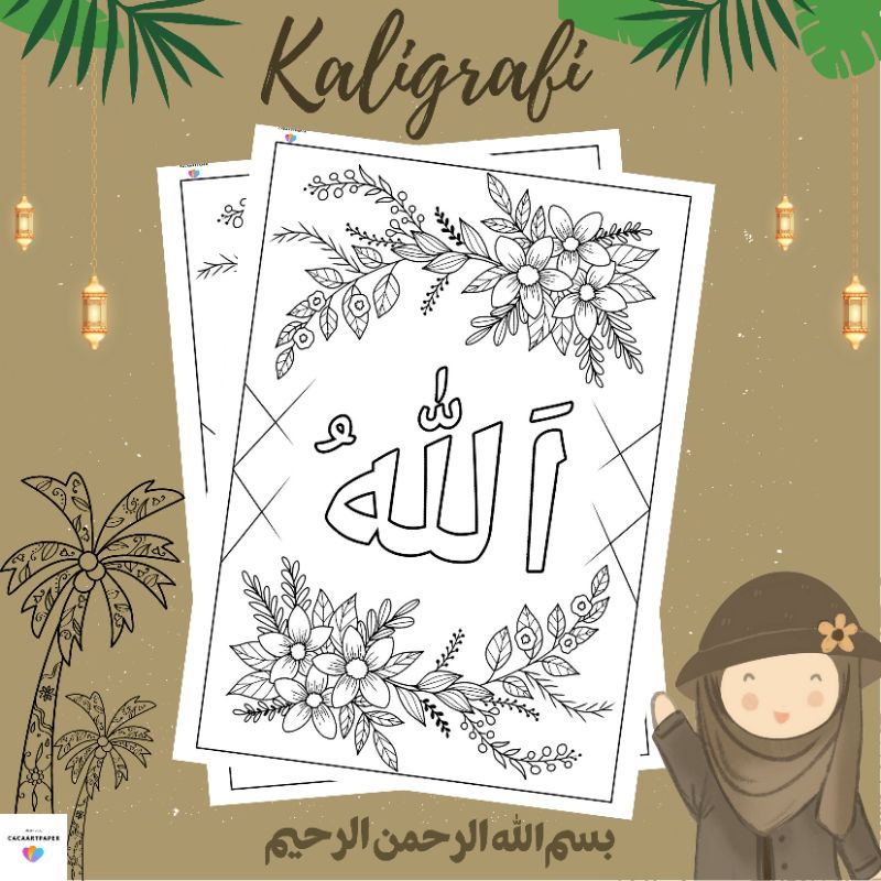 

KERTAS MEWARNAI / KERTAS GAMBAR / KALIGRAFI /KERTAS MEWARNAI ANAK PAUD TK SD / A4