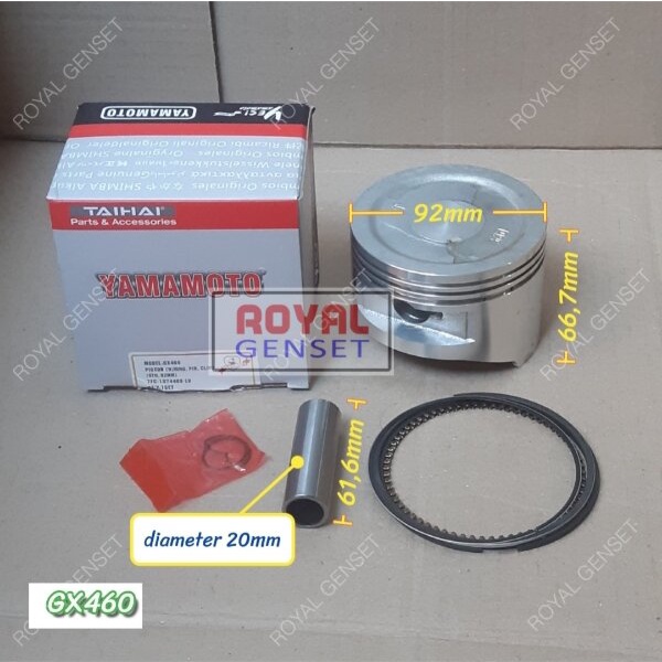 Gx460 Piston Assy Yamamoto Mesin Bensin
