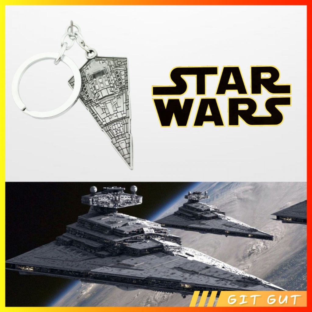 Keychain Gantungan Kunci Star Wars Imperial Star Destroyer