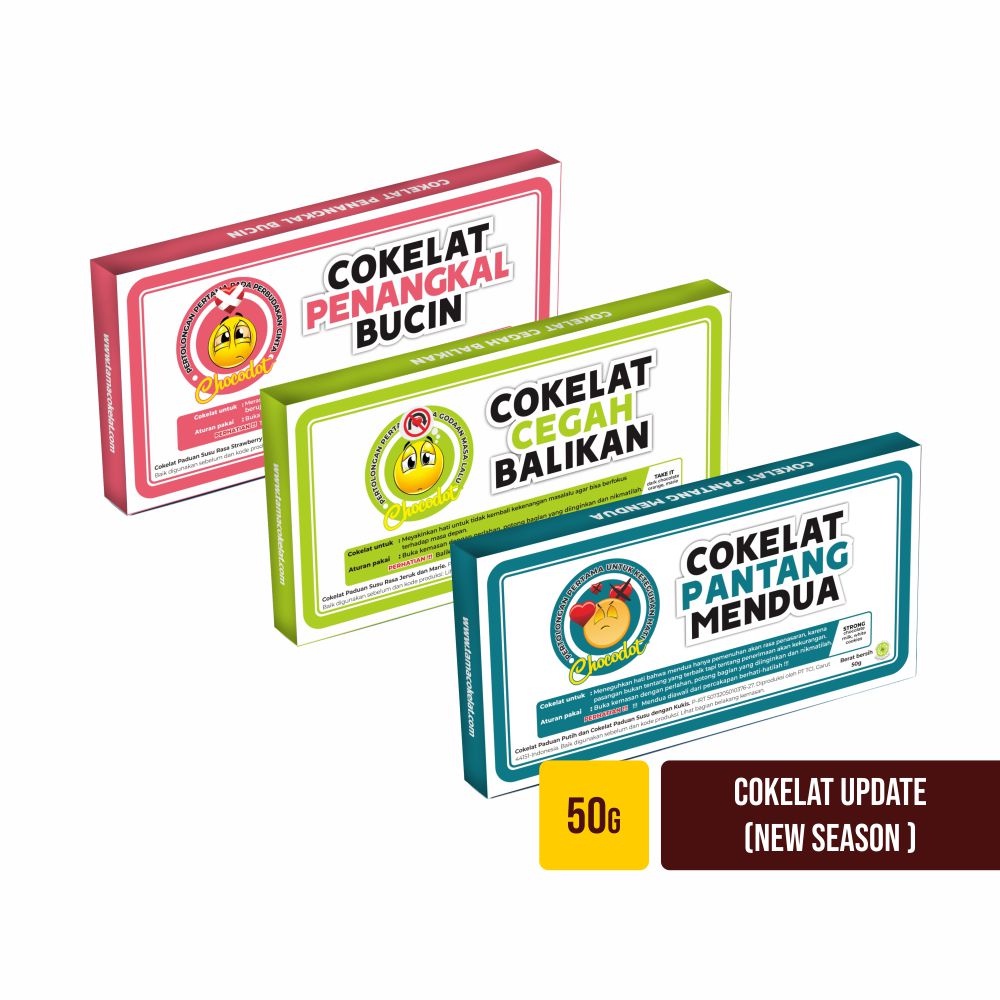 

(NEW SEASON) Coklat Chocodot Update Series 50g - Terlaris