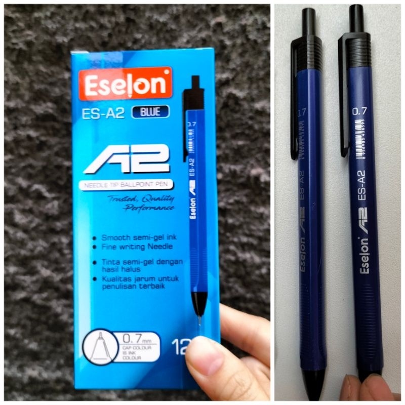 

[12PCS/ LUSIN] Bolpen/ pulpen A2 cetek ESELON