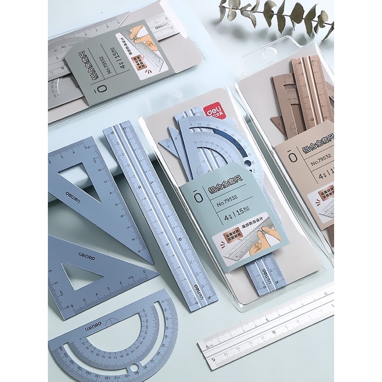 

YEN PENGARIS RULER ALUMUNIUM GEOMETRY DRAWING-Vatin_Shop