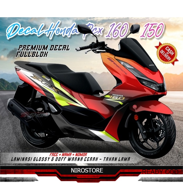 decal pcx 160 full body striping all new honda pcx 160 sticker pcx 160 new full body