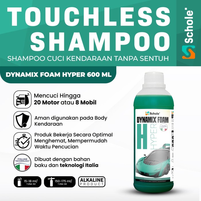 SCHOLE DYNAMIX FOAM HYPER Touchless Shampoo 20 liter