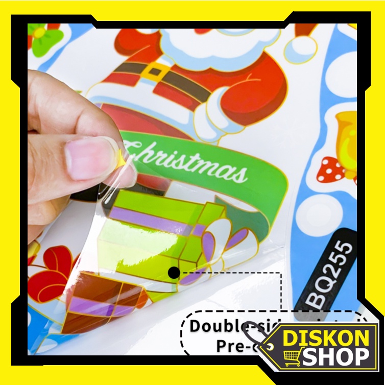 

Diskon Shop - 6060 Stiker Jendela Kaca Motif Natal / Stiker Motif Natal Xmas / Hiasan Stiker Jendela / Hiasan Dekorasi Motif Christmas