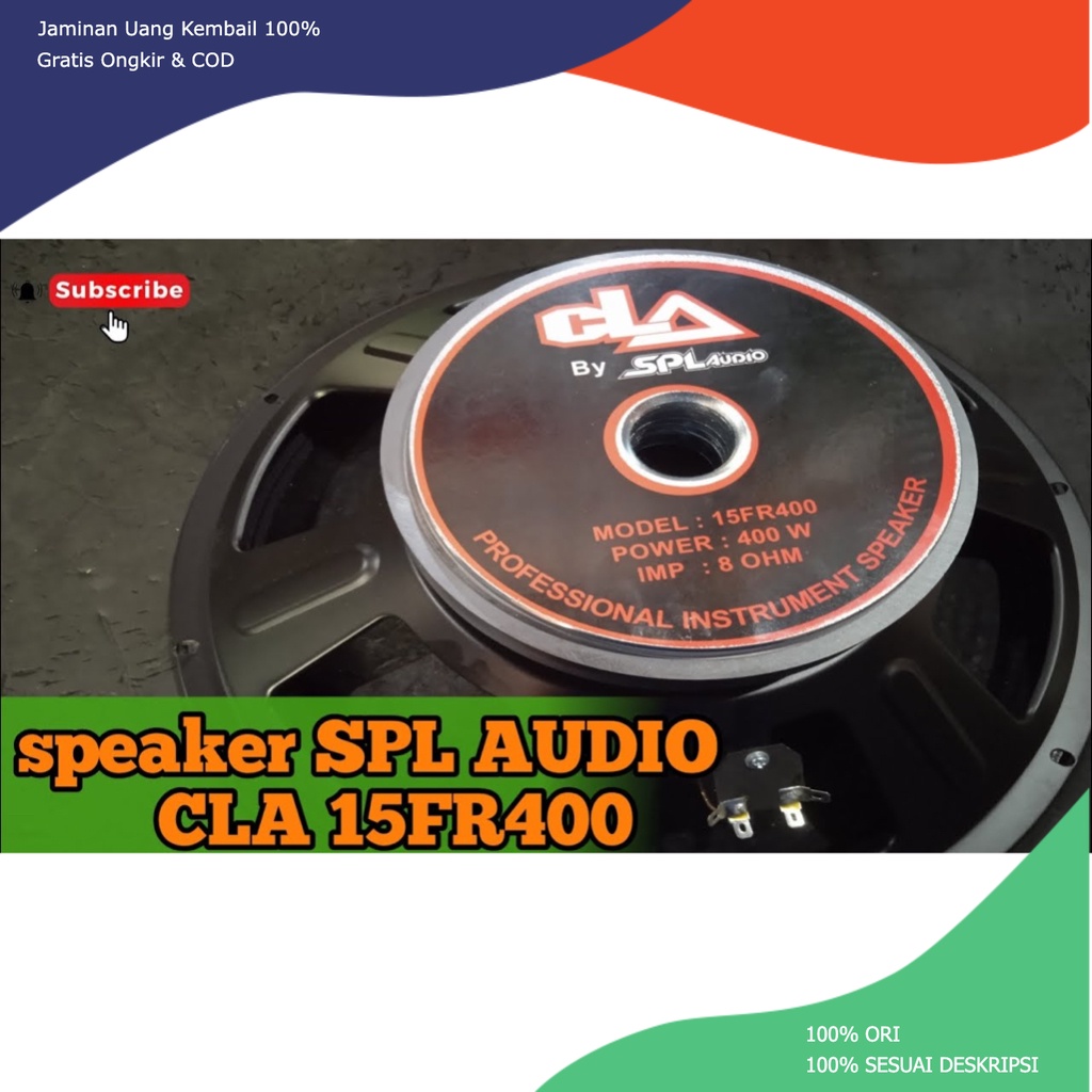 Speaker CLA 15 Inch 15" 15FR400 By SPL Audio Low Ashley