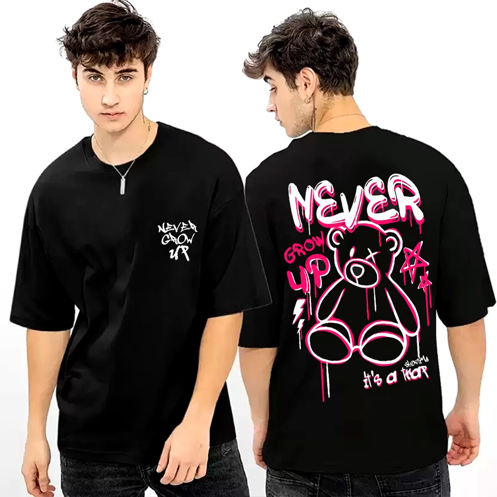 KAOS T-SHIRT DISTRO BEAR ANGEL / KAOS TEDDY BEAR / KAOS BEAR POURSELF  ANGEL / KAOS NEXTTIME / KAOS 