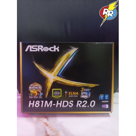 Motherboard Mobo Mainboard ASRock H81 1150 Tipe H81M-HDS R2.0 Ada HDMI