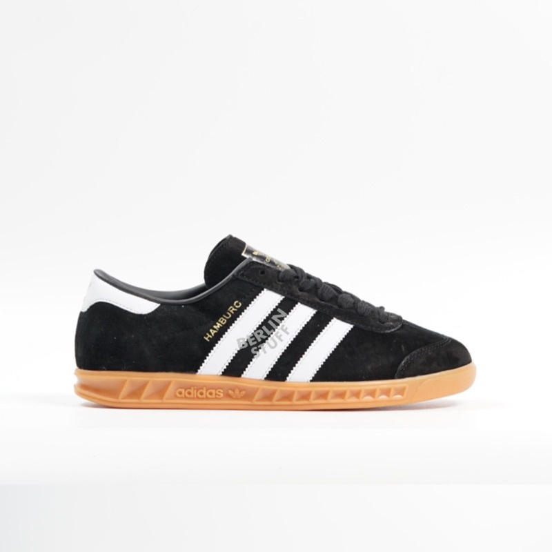 Sepatu Adidas Hamburg Black Gum "Unisex" 100% Original BNIB