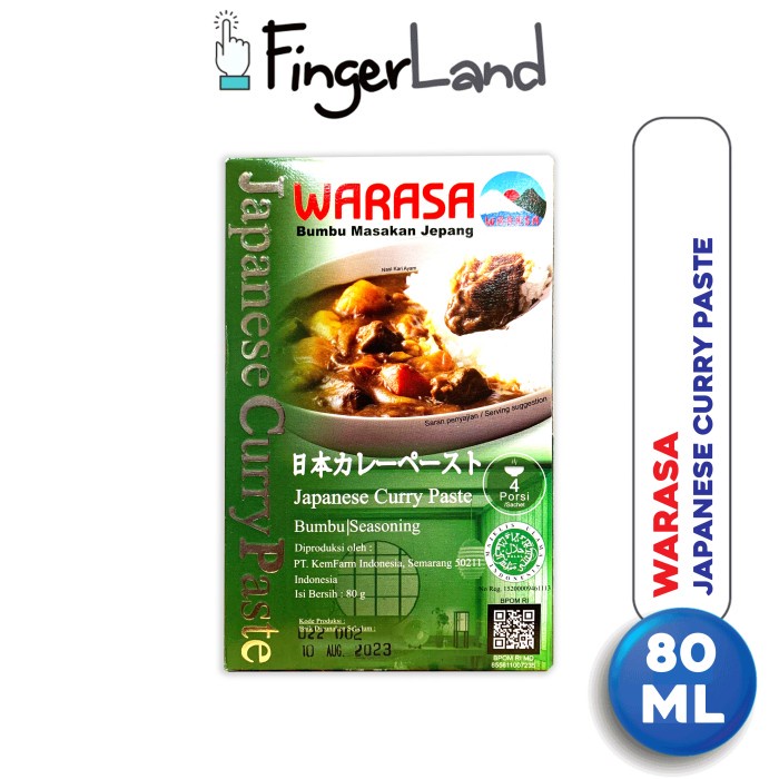 

WARASA Japanese Curry Paste 80 gram Bumbu Kari Jepang Instan