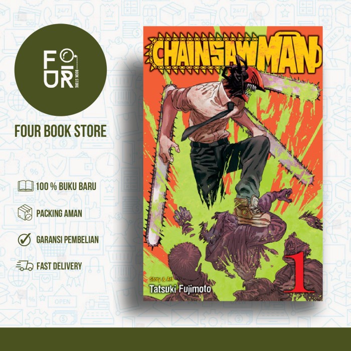Komik Chainsaw Man Manga, (English) - VOL1