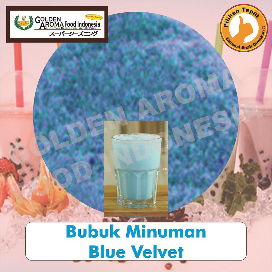 

Bubuk Minuman Blue Velvet 1 Kg Biru Drinking Powder 1Kg Enak Murah Halal Drink bumbu tabur manis