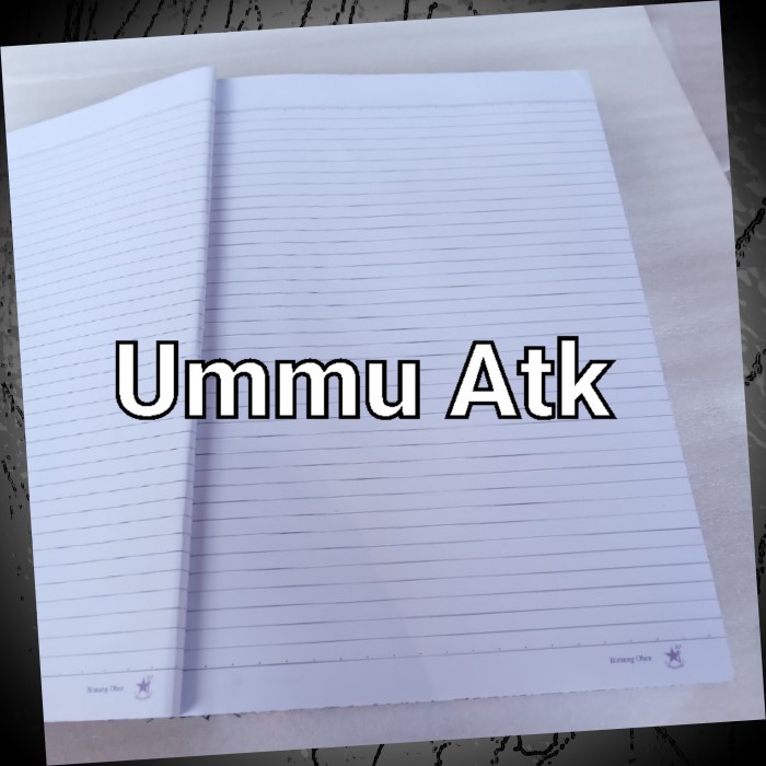 

Buku tulis hard cover kwarto 500 lembar