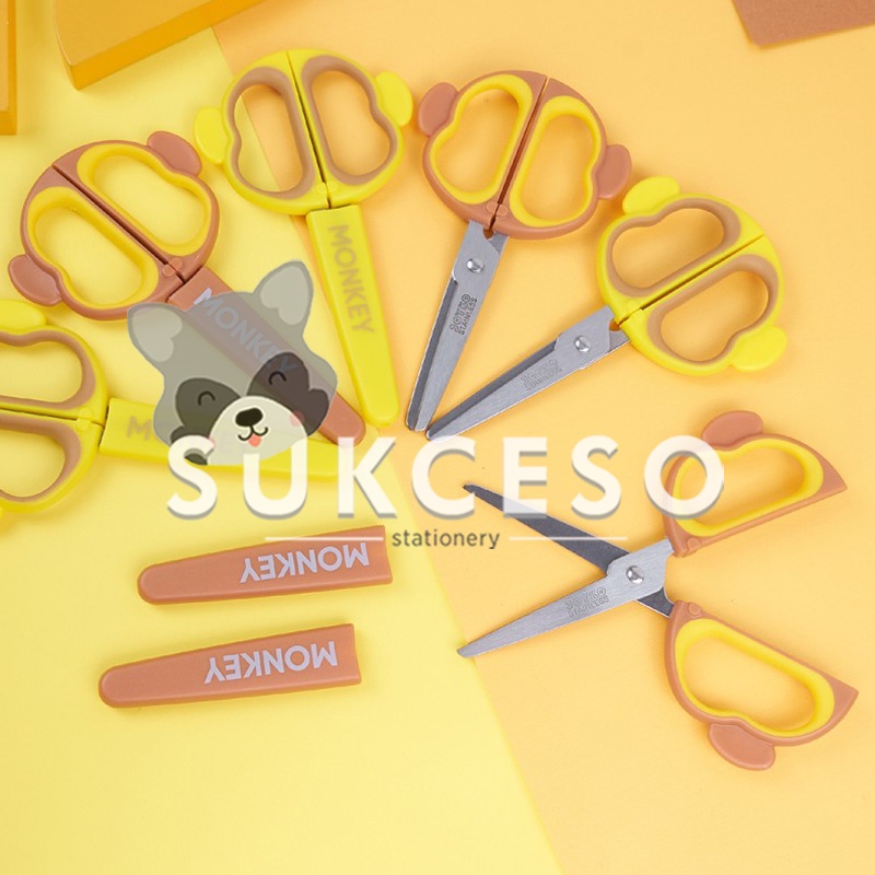 

Joyko Gunting SC-26 / Scissors Berkarakter Monkey Lucu