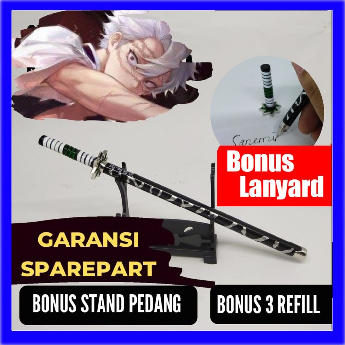 

Ready Pulpen Pedang Sword Pen Sanemi Anime Demon Slayer Kimetsu no Yaiba