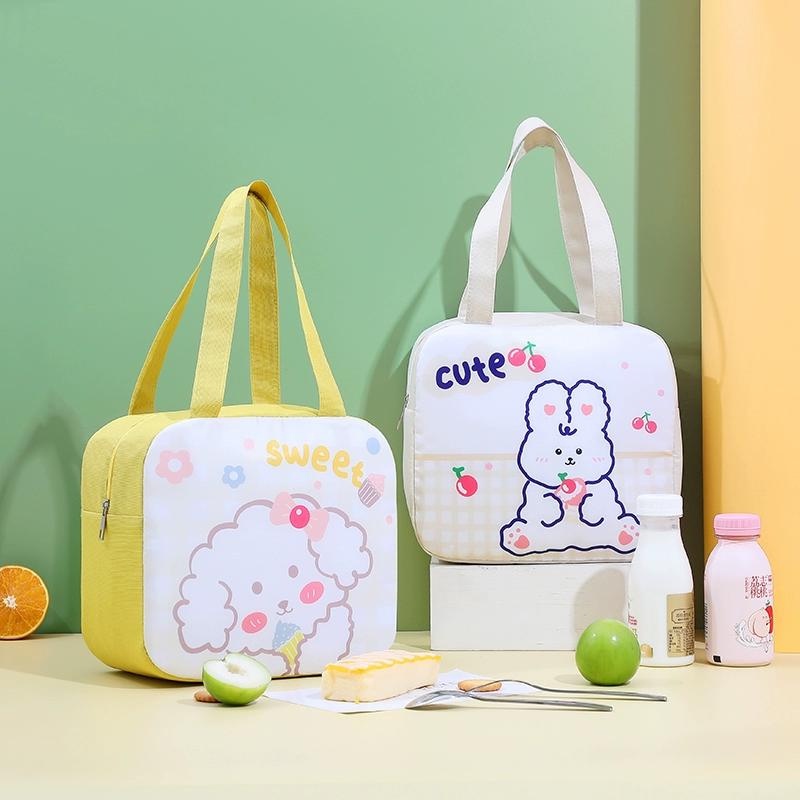 TAS LUNCHBAG TAS BEKAL / KOTAK MAKAN / T4 MAKAN ALUMUNIUM FOIL IMPORT / LCB 31