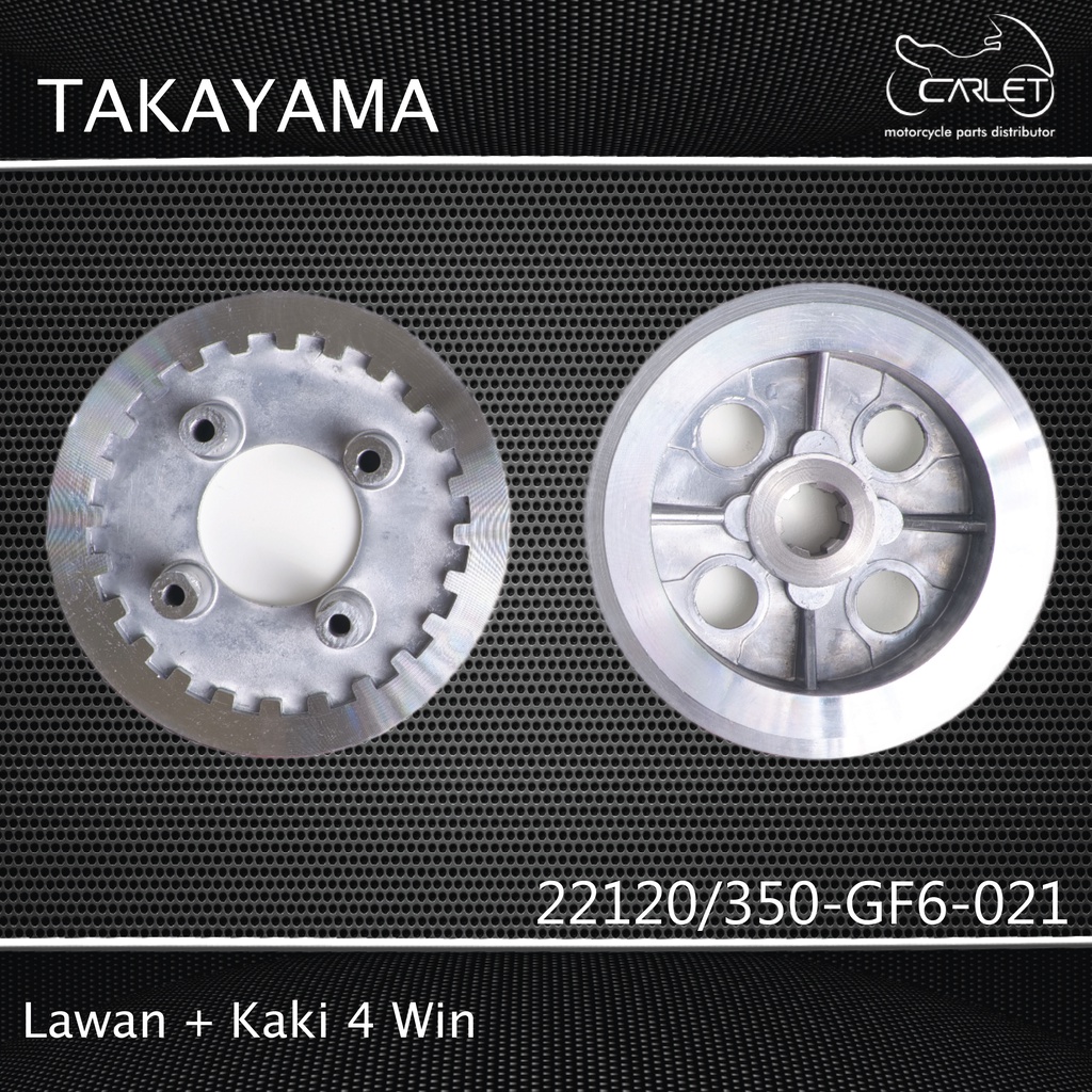 Takayama Dudukan + Plat Lawan Tahanan Kopling Kaki 4 Win