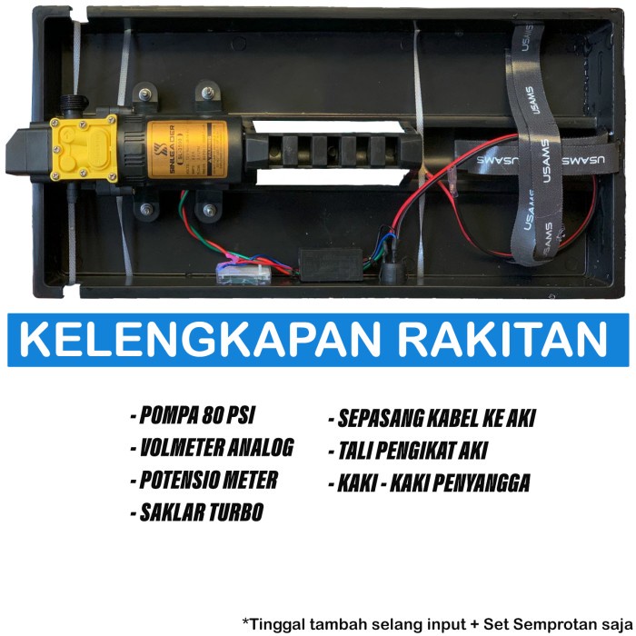 Paket Rakitan Pengubah Sprayer manual menjadi sprayer elektrik