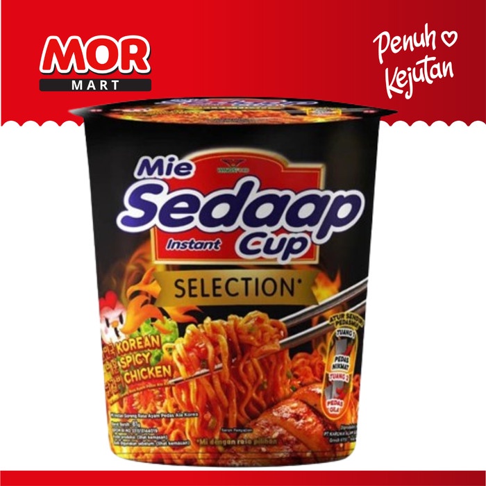 

SEDAAP Mie Instant Korean Spicy Cup 81g