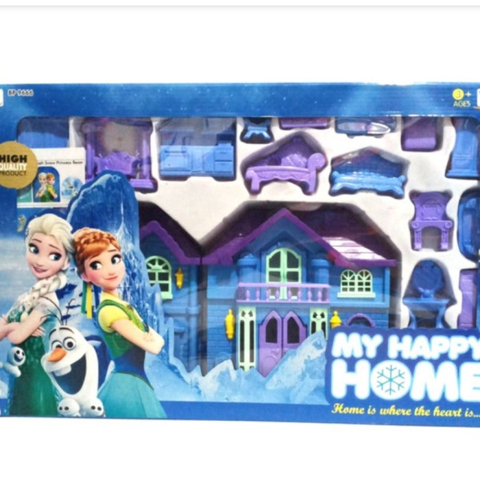 Terlaris mainan anak kids my happy home frozen/mainan anak kids rumah frozen/mainan anak kids anak -