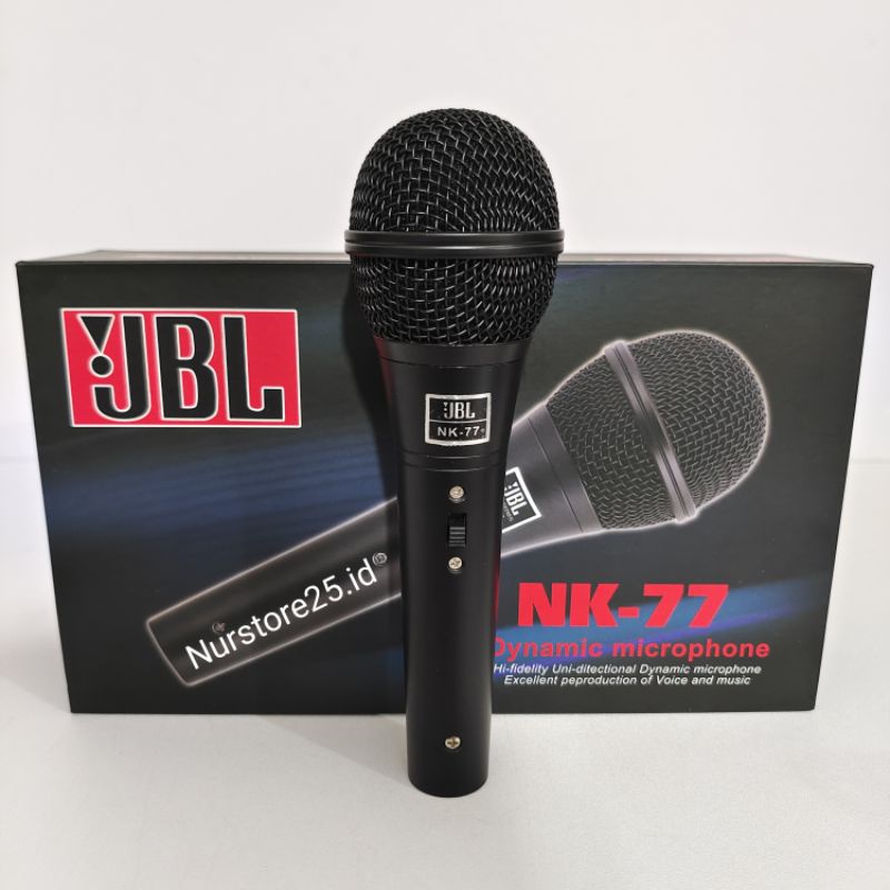 Microphone Kabel JBL NK-77 Dynamic Microphone /Mik Kabel JBL NK-77 Dynamic Microphone Super Bass/Sal