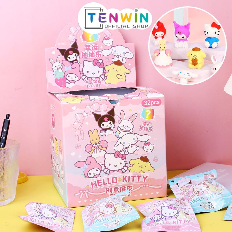 

Eraser/Penghapus Sanrio Lucu Mystery Box - Tenwin