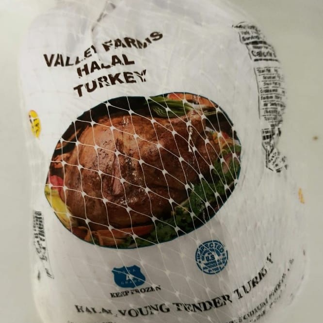 

Young Turkey US A Chicken Turkey Valley Farm Ayam Kalkun Whole 5kg+ - 4.5 - 5kg