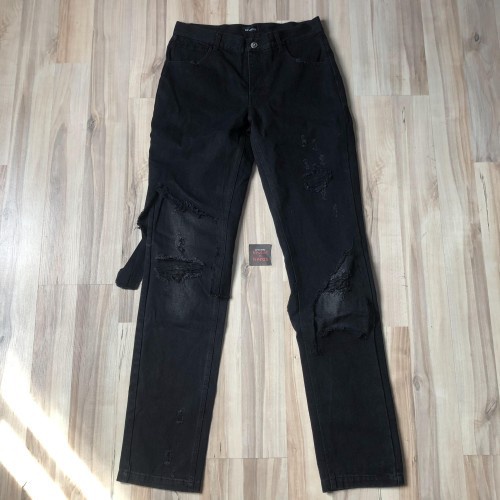 FW19 Raf Simons Destroyed Jeans / Celana FW19 Raf Simons Destroyed