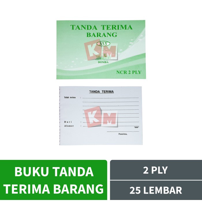 

Buku Tanda Terima Barang Rangkap 2 Ply 333 Domba Isi 25 Lembar NCR
