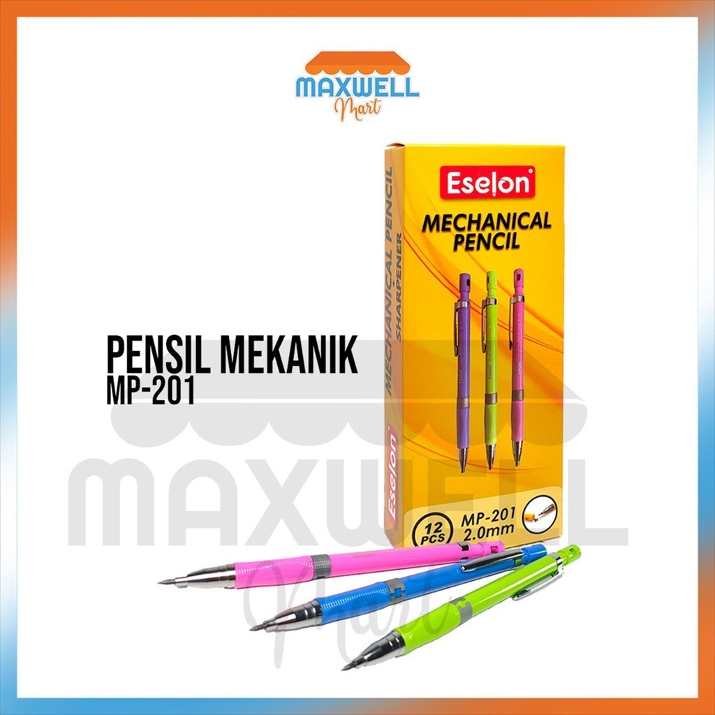 

[MaxMart] Pensil Mekanik Eselon - 2.0mm / Mechanical Pencil MP201 / Pensil Mekanik Eselon