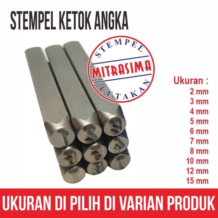

Stempel ketok Angka - 2 mm