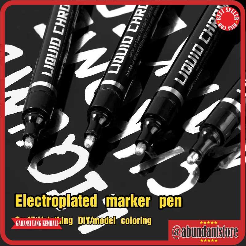 

GuangNa Spidol Permanen Marker Metallic Chrome Waterproof 2mm - 843C