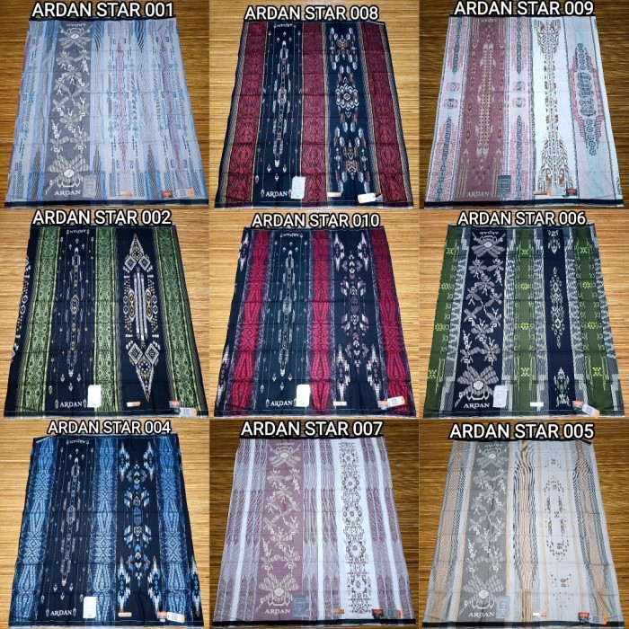 TERMURAH Sarung Ardan Star Original Songket
