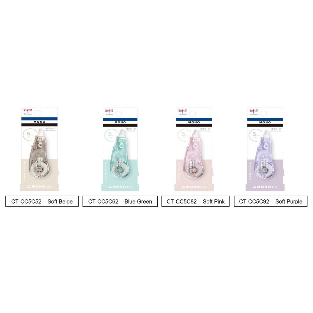 

Tombow Correction tape CT -CC5( 5mmx6mm) warna pastel