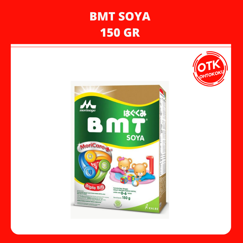 

Morinaga BMT Soya Susu Formula Bayi 0-6 Bulan 150 Gr