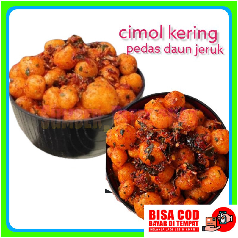 

cimol kering pedas daun jeruk 1kg /emplod/endog lewo