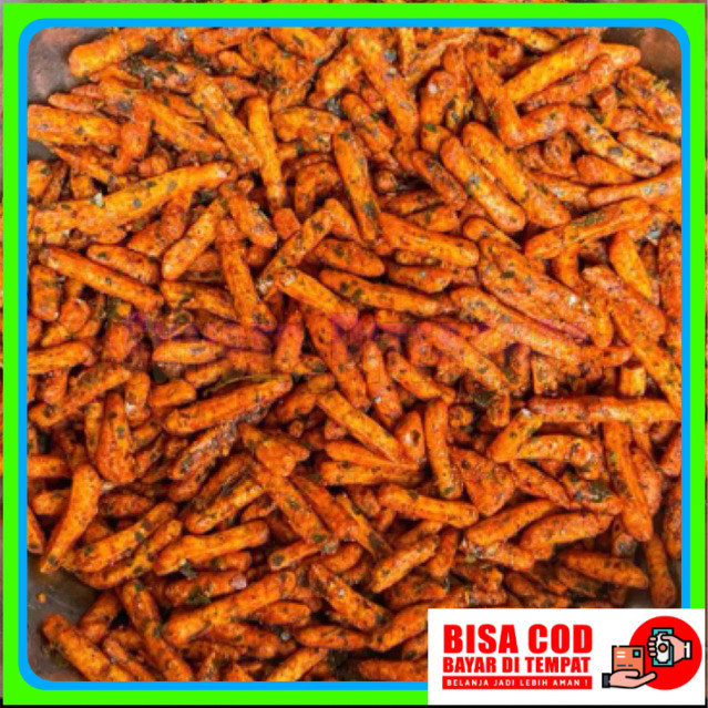 

basreng stik 1 kilogram basreng viral pedas daun jeruk gurih