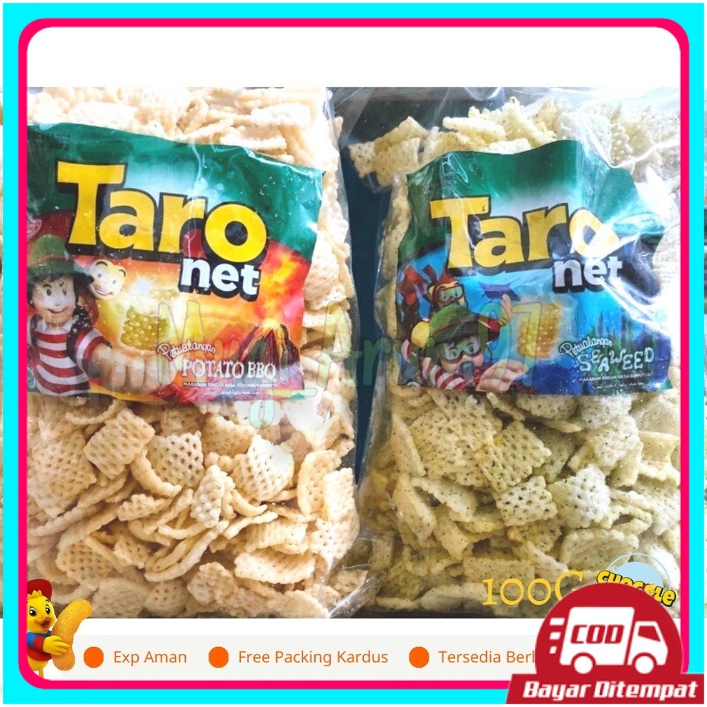 

PROMO 11.11 TARO NET 1 KG || PUSAT GROSIR SNACK DAN COKLAT KILOAN ORIGINAL || CEMILAN INDOFOOD II LEBARAN 2024