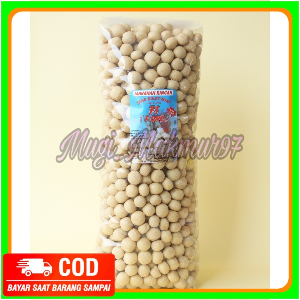 

Tahu Bulat Mini Kering F1 Ayam Bawang 1000gr (1 kg)
