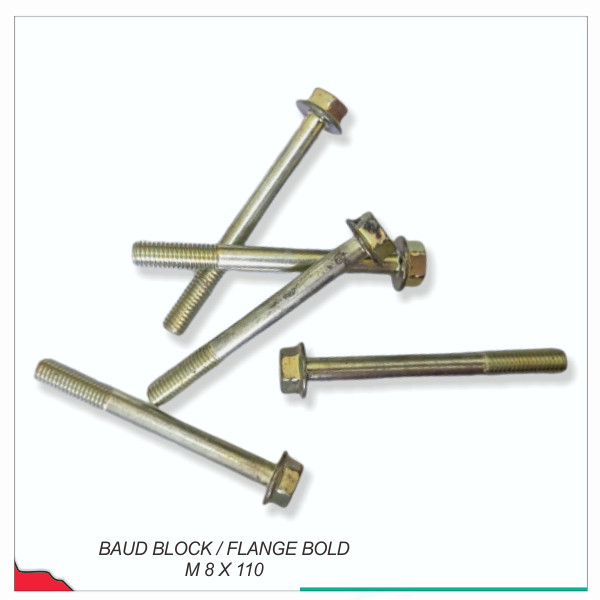Baud Block / Flange Bold M 8 X 20