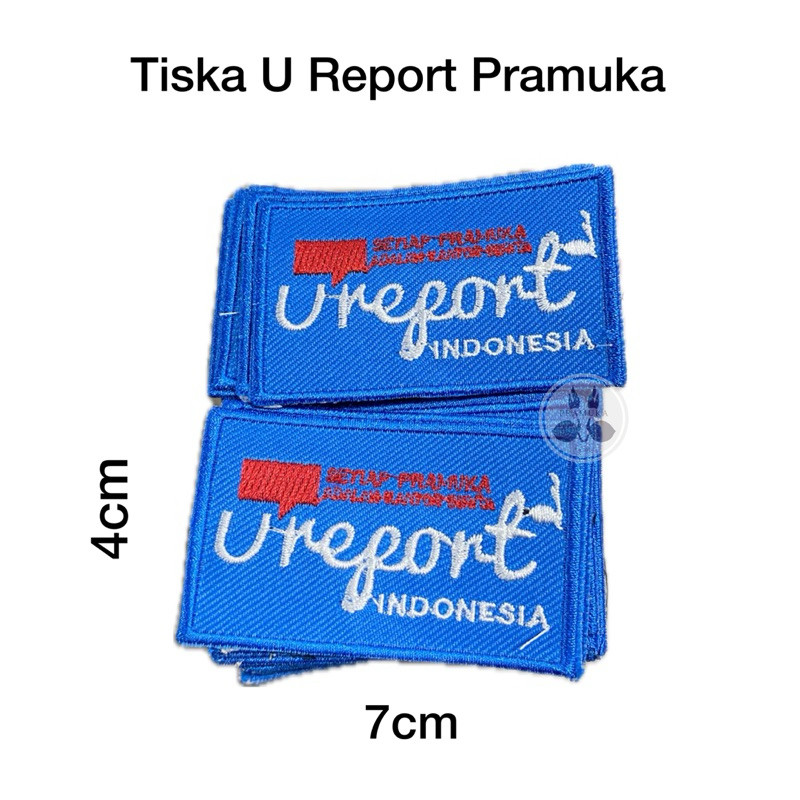 Tiska U Report untuk Pramuka Full Bordir