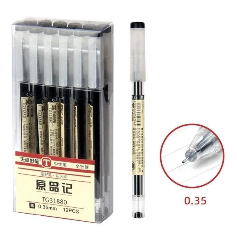 

Haile 0.35mm Ultra Fine Gel Pens Style Black/Red/Blue Ink Ballpoint Pen for School&Office Writing Exam Stationery Supplies